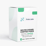 Capsules de café au caramel fondu (torréfaction foncée)