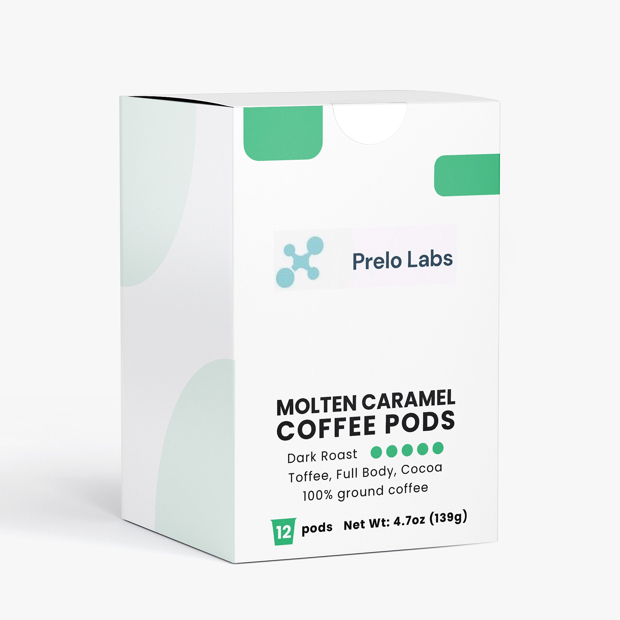 Capsules de café au caramel fondu (torréfaction foncée)