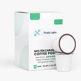 Capsules de café au caramel fondu (torréfaction foncée)