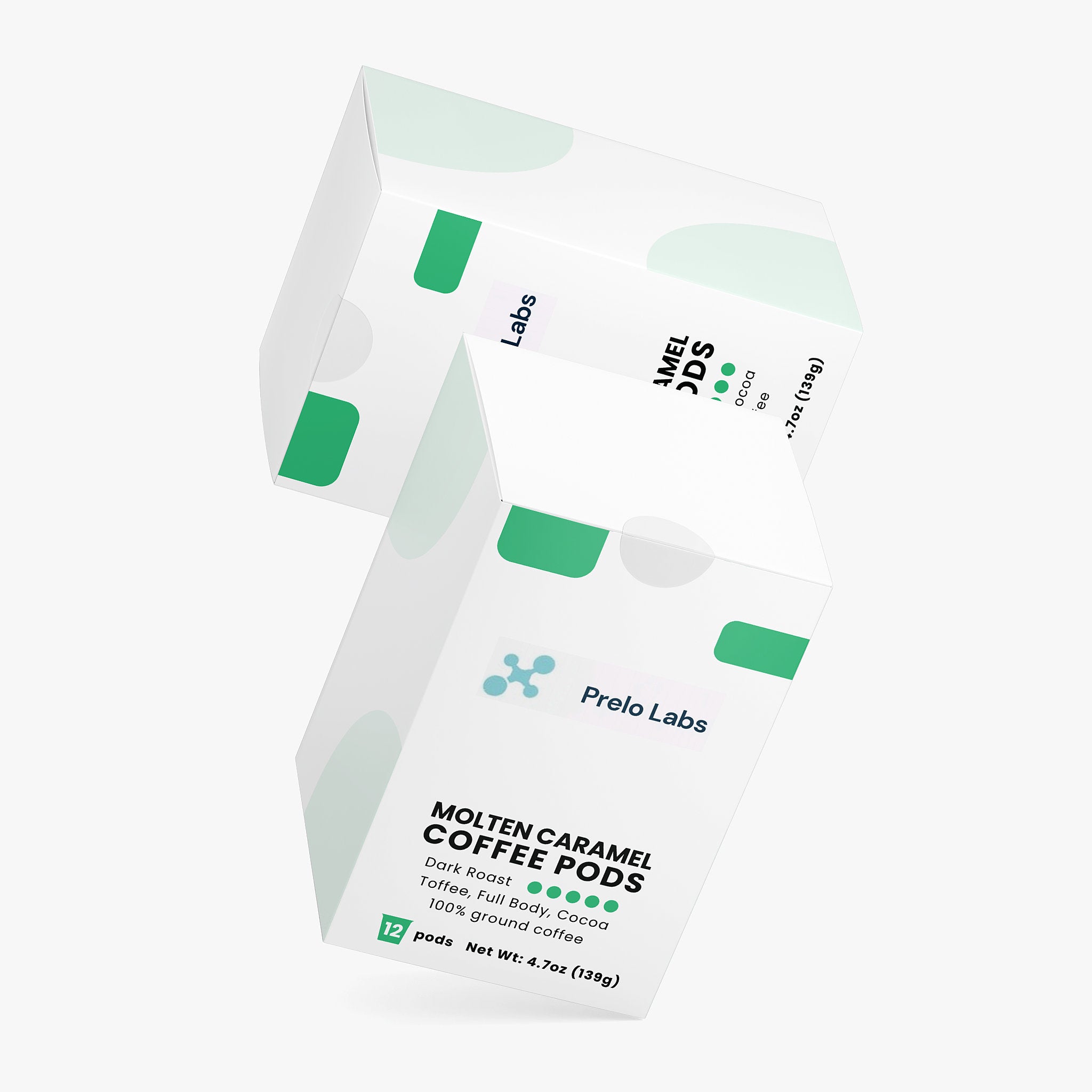 Capsules de café au caramel fondu (torréfaction foncée)