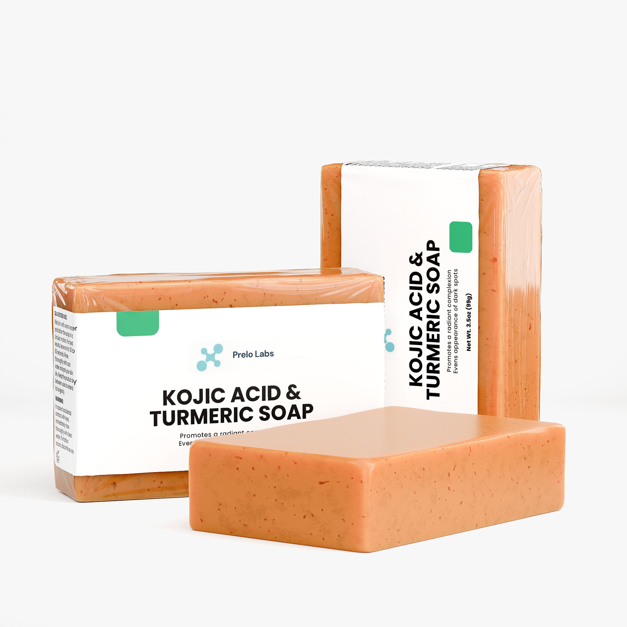 Savon à l'acide kojique et au curcuma