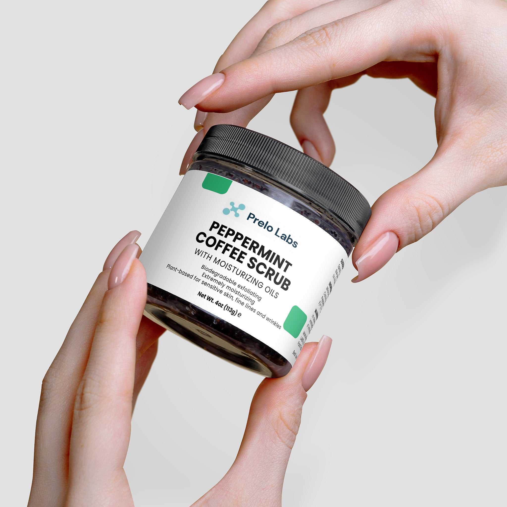 Gommage au café et à la menthe poivrée