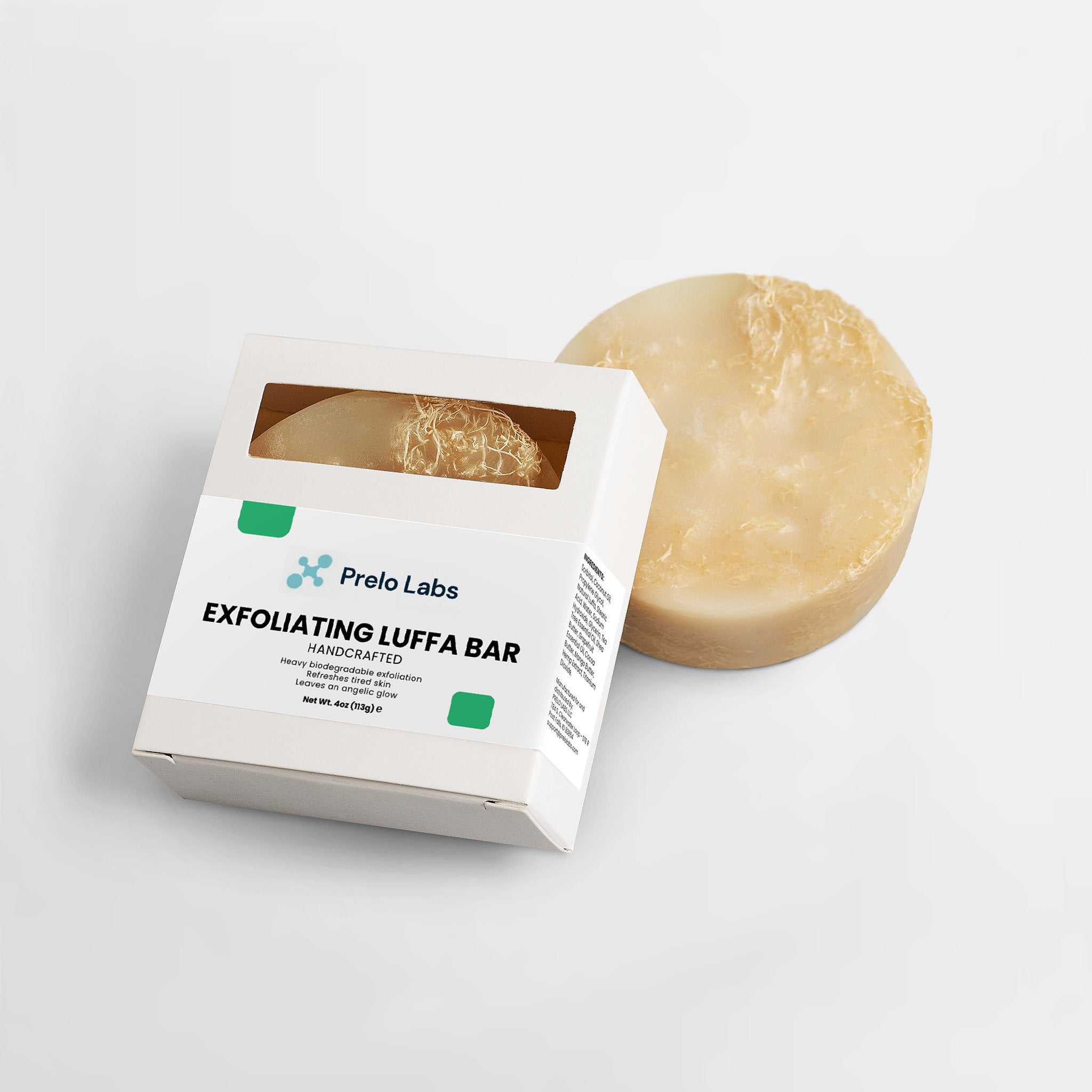 Pain exfoliant au luffa