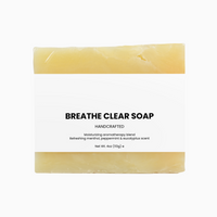 Breathe Clear Soap soap bar, 4 oz (113g), front of package