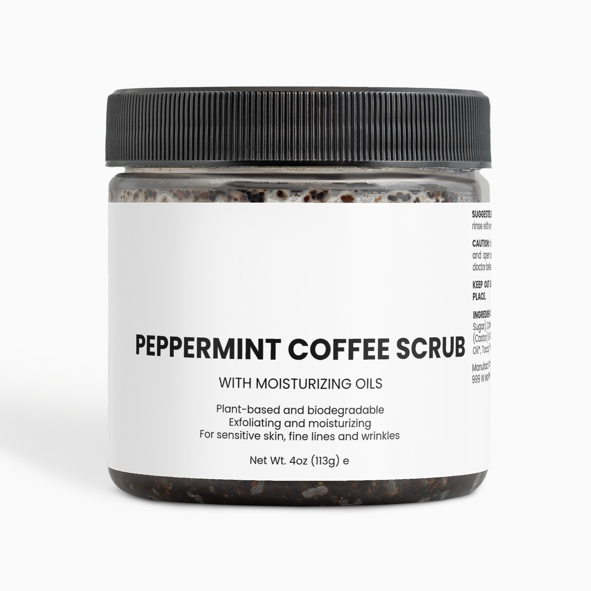 Peppermint Coffee Scrub