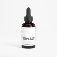 Normal Blood Sugar Drops dropper bottle, 2 fl oz, front of package