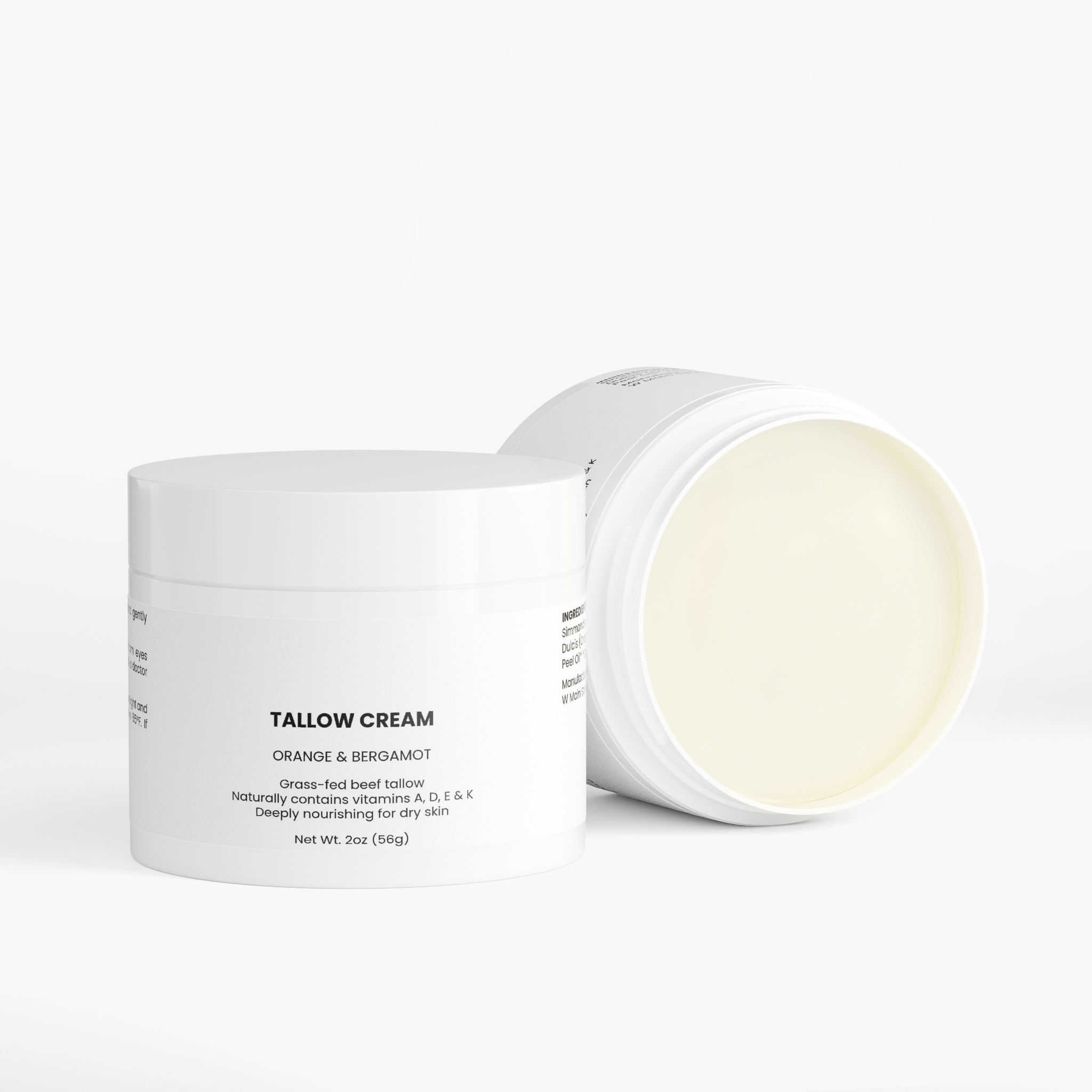 Tallow Cream Orange & Bergamot