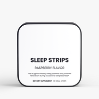 Sleep Strips strip tin, front of package