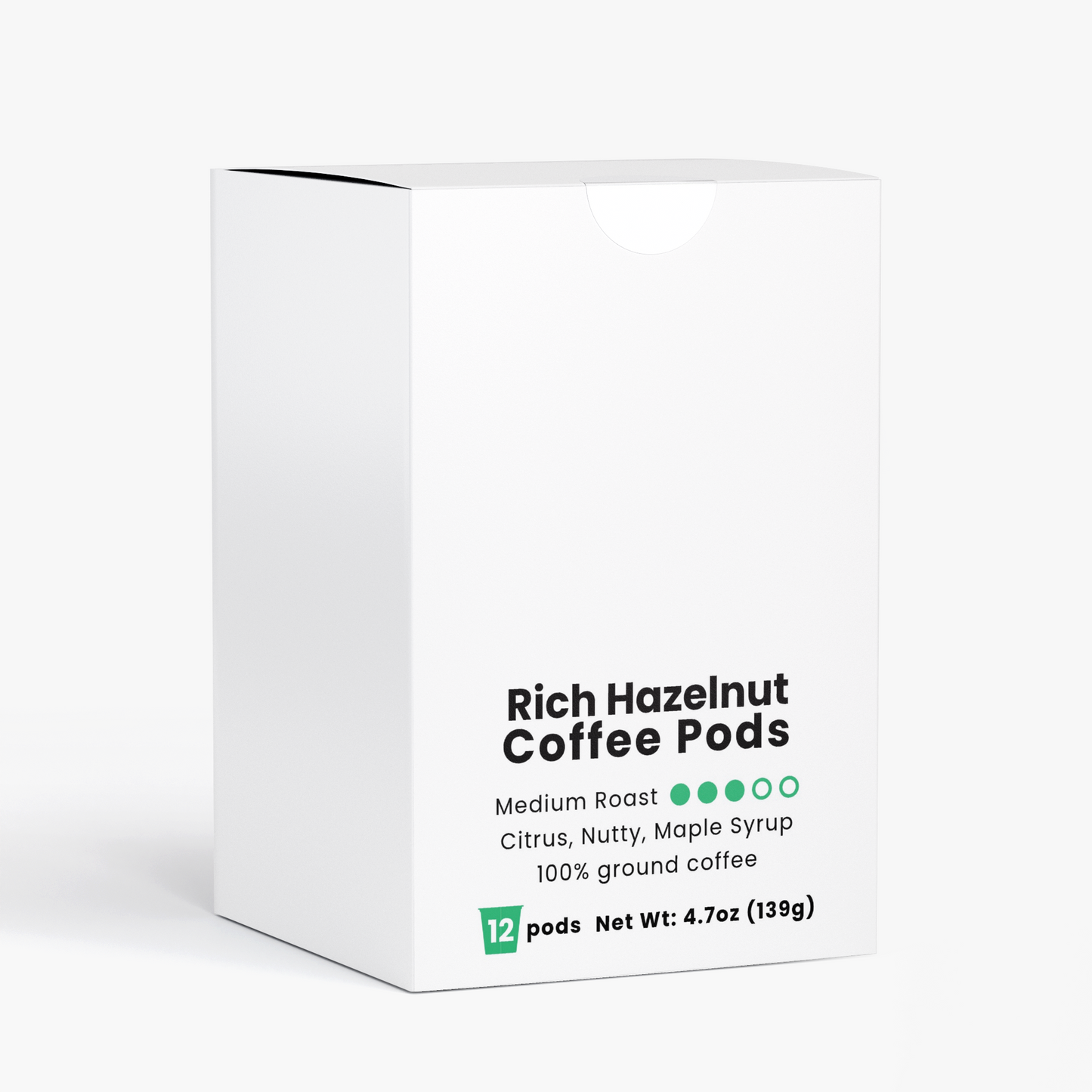 Rich Hazelnut Coffee Pods (Medium Roast)
