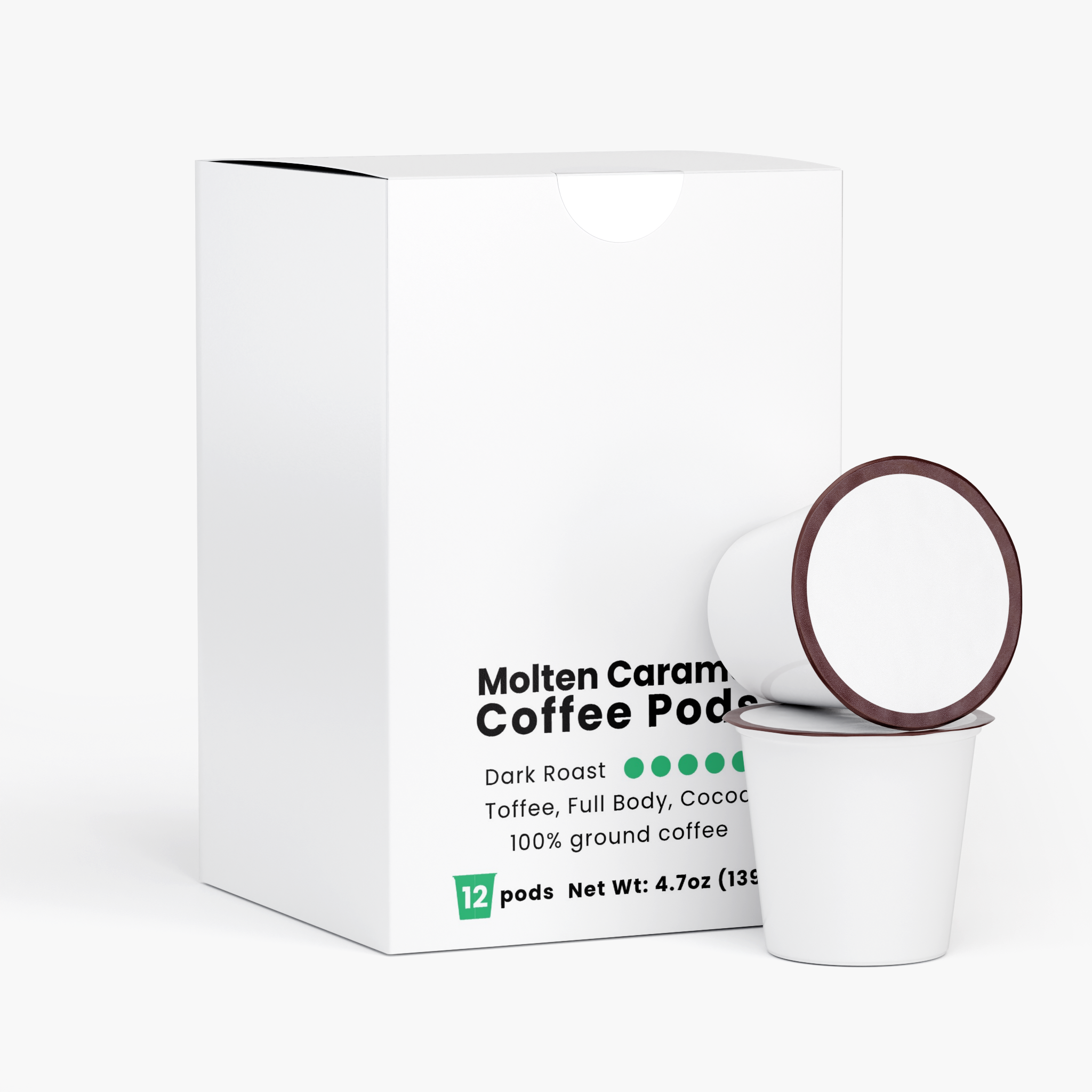 Molten Caramel Coffee Pods (Dark Roast)