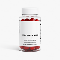 Hair, Skin & Nails Gummies gummy jar, 60 gummies, front of package
