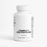 Complete Multivitamin capsule bottle, 60 capsules, front of package