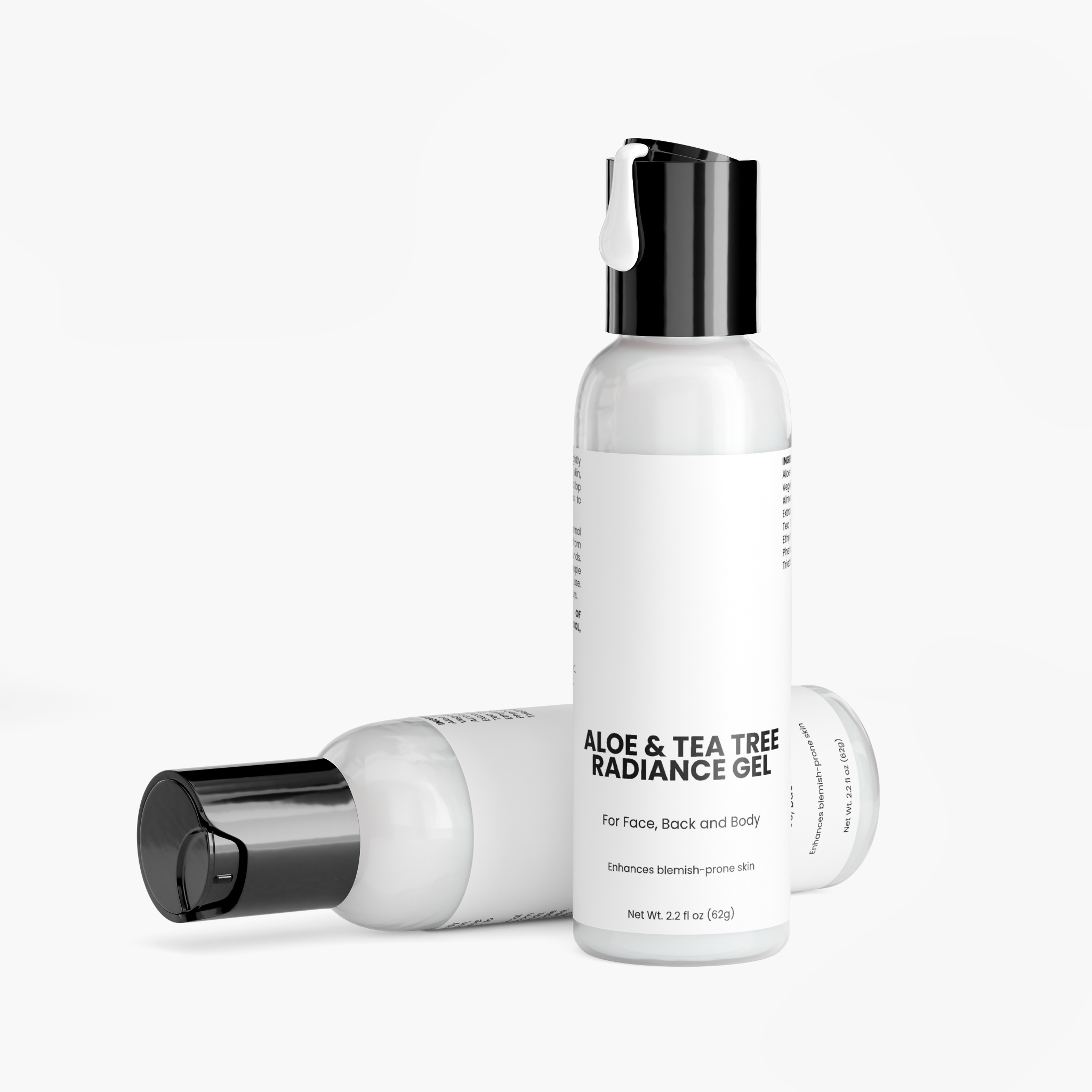 Aloe & Tea Tree Radiance Gel gel tube, product view 3 of 5