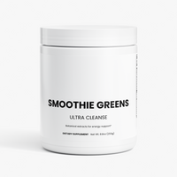 Ultra Cleanse Smoothie Greens powder tub, 0.55lb (250g), front of package
