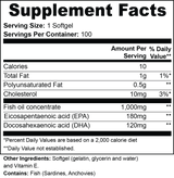 Omega-3 EPA 180mg + DHA 120mg